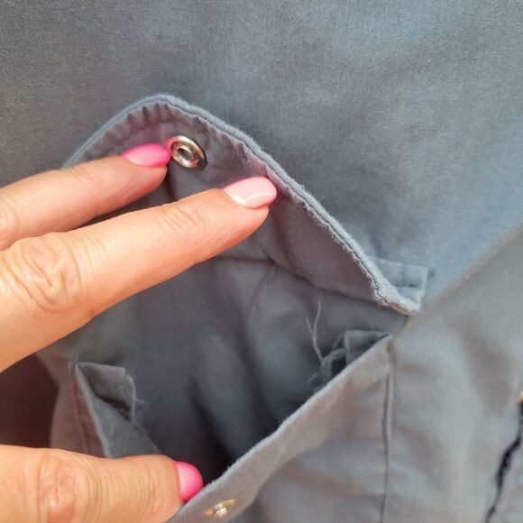 Roper Men’s Western Shirt | Snap Front | Size 2XL | Gray Plaid - Picture 8 of 11